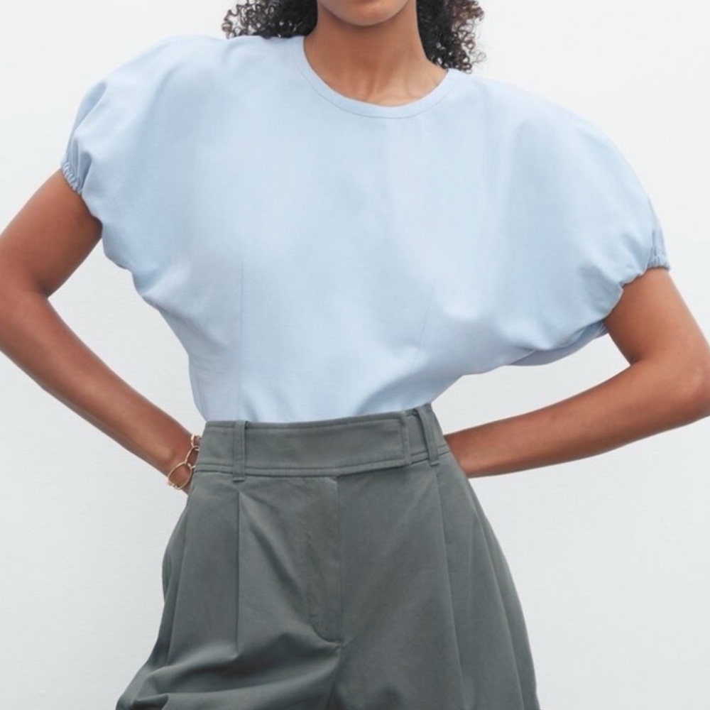 Club Monaco Gathered Dolman blouse M